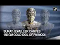 Surat jeweller carves 156 gm gold idol of PM Modi to celebrate BJP’s Gujarat win