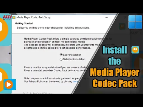 Download MP3 How to Install the Media Player Codec Pack of Windows