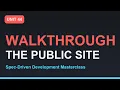 Spec-Driven Development Masterclass WorkshopHub Public Experience Section 09 - Unit 44