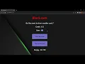 Blackjack card game implementation using javascript