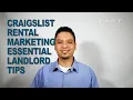 Craigslist Rental Marketing - Essential Landlord Tips