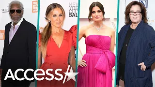 Morgan Freeman Sarah Jessica Parker Idina Menzel Join Stars For Rosie O Donnell Charity Show