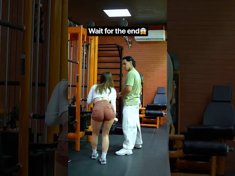 Новый пранк с фитнящкой 😱 #gym #workout #prank #sigma #shorts