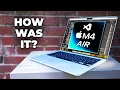 M4 MacBook Air after a month developer s machine