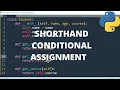 Shorthand assignment in python