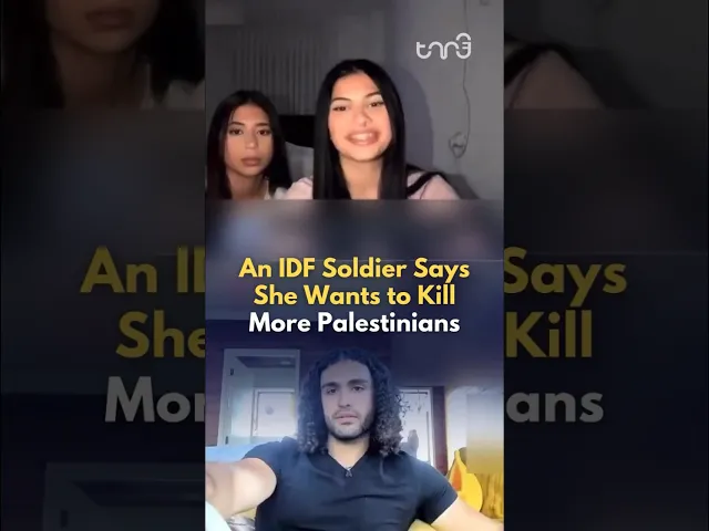 ⁣IDF soldier thinks all of the people in Gaza need to die. She admits she’s happy about killing two.