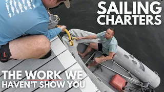 We’ve been hiding the truth! Sailing is HARD WORK!