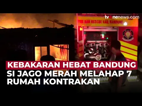 5 Orang Luka-Luka Serta Kerugian Ratusan Juta dalam Kebakaran di Katapang Bandung