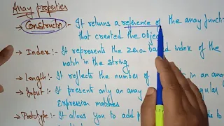 Javascript Arrays Methods Part - WT Web Technology Lec-30 Bhanu Priya