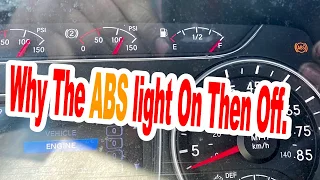 Freightliner International truck ABS Light On Off