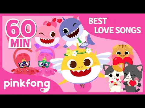 Download MP3 Valentine Sharks and more | +Compilation | Best Love Songs | Pinkfong Songs for Children