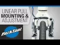 Brake Caliper Mounting Adjustment - Linear Pull V Brake