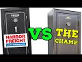 Harbor Freight 24 Gun Fire Safe vs the Champ of Budget Gun Safes