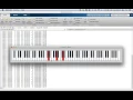 MATLAB digital piano with input and output