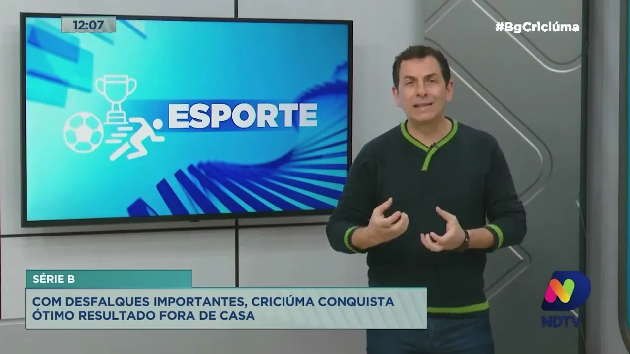 Renato Semensati: com desfalques importantes, Criciúma conquista ótimo resultado fora de casa