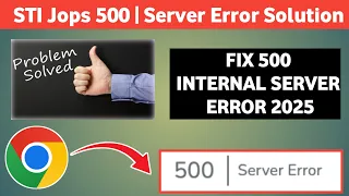 How To Fix 500 Internet Server Error Google Chrome 2025 Fix 500 Server Error