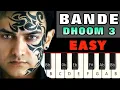 Download Lagu Bande Hai Hum Uske piano tutorial | DHOOM 3 | Easy Piano Lessons For Beginners | Piano online pc