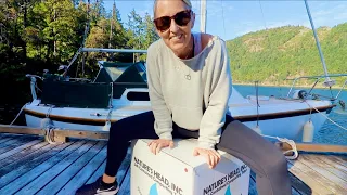 Outfitting our TINY BOAT