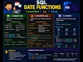 SQL Date Functions Explained CURRENT - DATE AGE EXTRACT with Examples