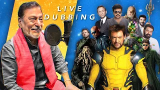LIVE DUBBING of Wolverine, Nick Fury, Cheeranjeevi, Mohanlaal | Ft. SHAKTI SINGH