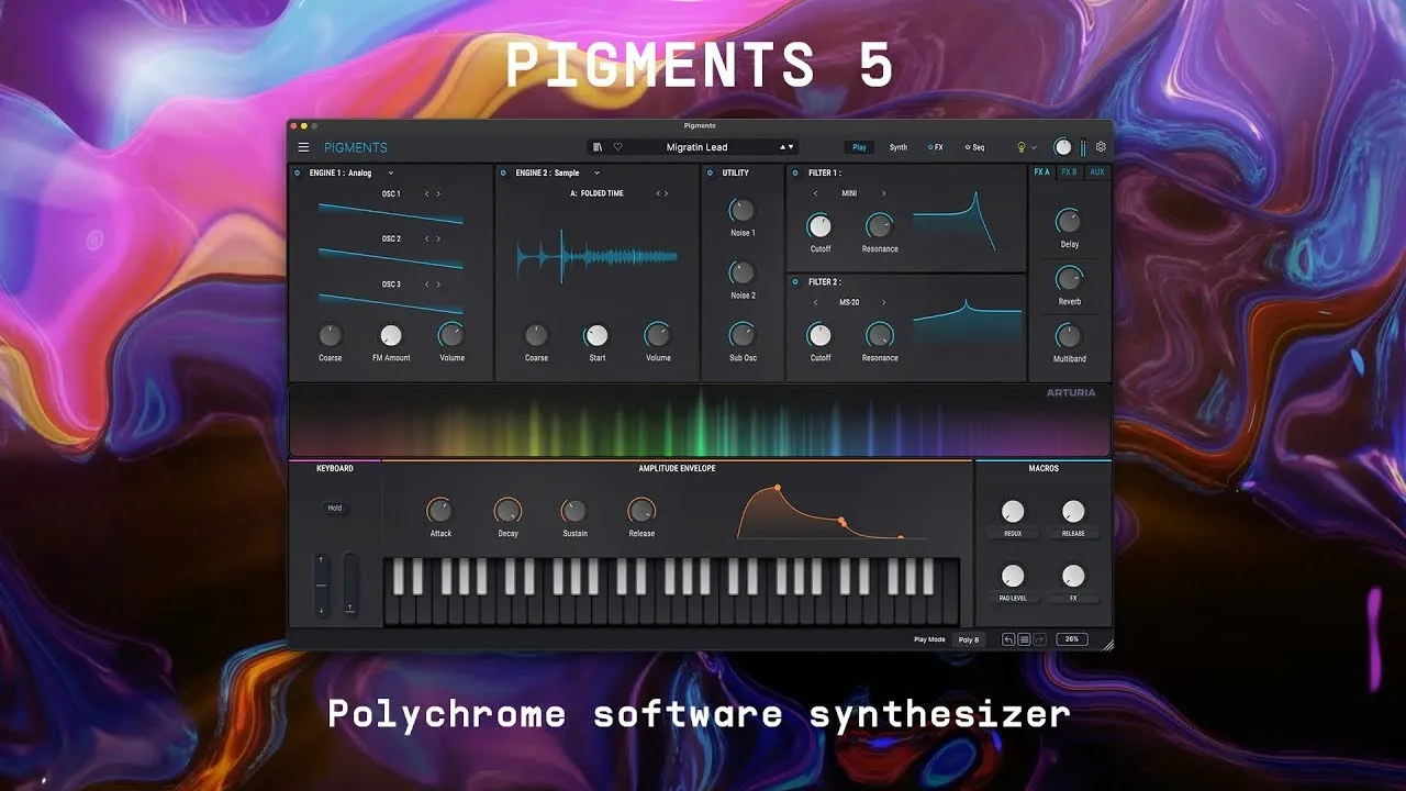 Pigments 5 | Polychrome Software Synthesizer