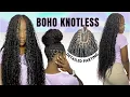 BOHO BRAIDS WITH ME DETAILED PARTING BRAIDING TIPS HACKS YWIGS FULL GODDESS LOOK