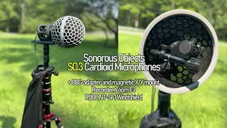 sonorous objects so 3 cardioid microphone field recording sample summer ambience with insects