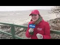 Storm Team 2 Tracker with Elyse Smith along Hoover Beach