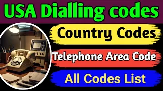 USA dialling codes All America dialling codes