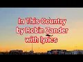 Download Lagu Robin Zander - In This Country with lyrics