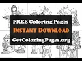 Disney castle coloring pages printable