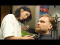Download Lagu That's Why This Ukrainian Barber Girl ALWAYS PACKED With Clients – Kyiv 🇺🇦