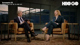 Succession 3 Who Said It with Sarah Snook and Alan Ruck HBO GO