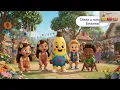 SIMAMA KAA | Stand Up, Sit Down! | Fun Sing Along Action Song for Kids | MomoBanana Kids