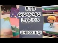 Download Lagu BTS 방탄소년단 GRAPHIC LYRICS Unboxing | What's inside the Special Package?