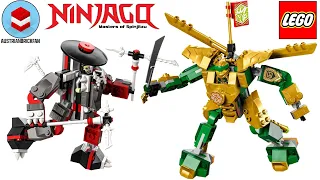 LEGO Ninjago 71781 Lloyd's Mech Battle EVO - LEGO Speed Build Review