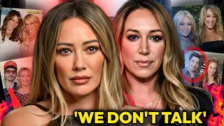 the real reason hilary duffs sister refuses to talk to her haylie duff hates hilarys husband 