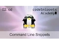 Command Line Tutorial 02 Changing Directories cd