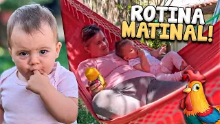 Como é nossas manhãs no Brasil!