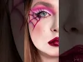 Easy spider web Halloween makeup tutorial