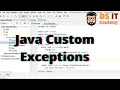 Java Custom Exceptions Exception Handling Explained in Sinhala