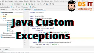 Java Custom Exceptions Exception Handling Explained in Sinhala