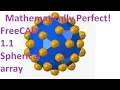 FreeCAD 1 1 Nodes workbench tutorial - Spherical array graphics