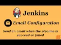 Jenkins email configuration send an email when the pipeline is successfule or failed using aws ses