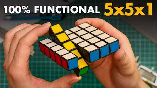 I Made 5x5x1 Rubik’s Cube That Actually Work