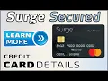 The Surge Secured Mastercard Credit Card For Bad Credit