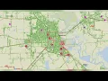 Power outages due to high winds affecting Entergy customers in Jefferson County