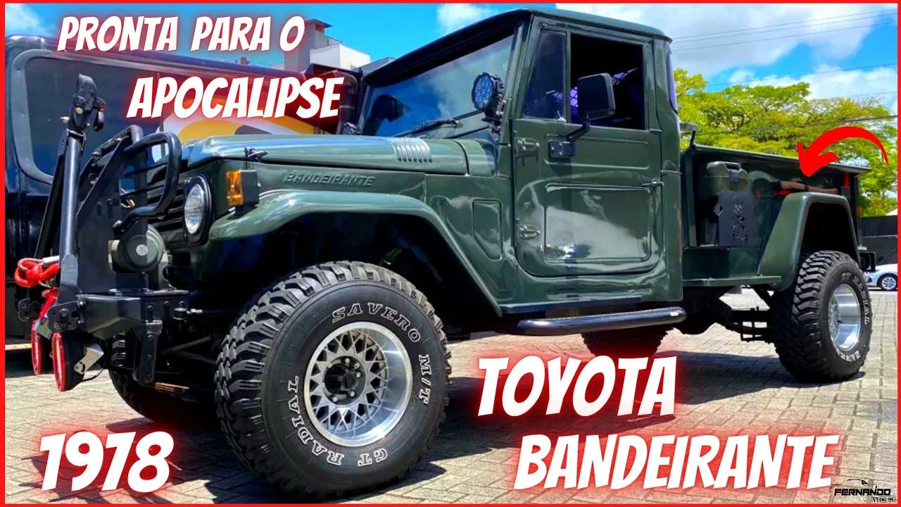 *MEGA PROJETO* TOYOTA BANDEIRANTE ANO 1978 4X4 DIESEL "MUITO INVESTIMENTO NESTA BANDEIRANTE" #toyota