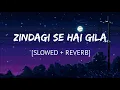 zindagi se hai gila phir bhi humein jeena to hai |Slowed \u0026 Reverb| | Sahir Ali Bagga |