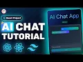 Build a Modern AI Chat App with React Tailwind Puter js Complete Tutorial